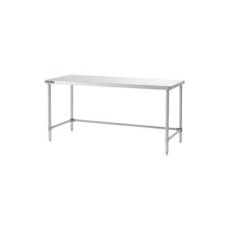 Aero Aero Manufacturing Workbench, 16 Ga. 430 Series Stainless, 48"Wx30"D 4TGX-3048